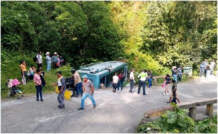 Accidente de autobús en Veracruz deja 20 heridos; no se reportan fallecidos