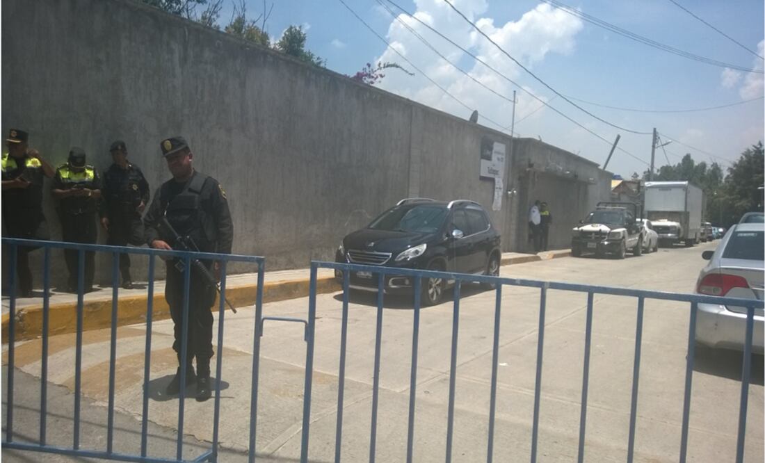 Vigilancia policíaca por juntas municipales Electorales en el Valle de México Foto: Especial