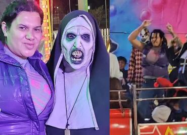 Kimberly de "Las Perdidas" perrea junto a la monja más viral de TikTok en Feria de León: VIDEO
