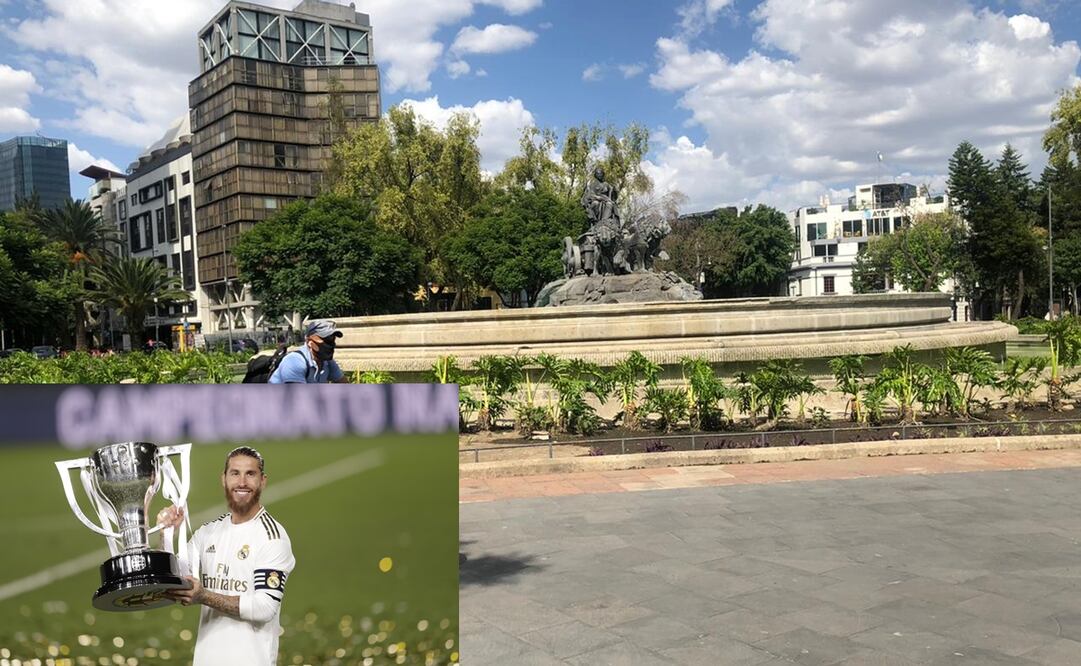 Los aficionados no festejaron el título del Real Madrid en la fuente de Las Cibeles - Foto: Ariel Velázquez