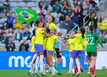 Brasil golea a México Femenil y las elimina de la Copa Oro W
