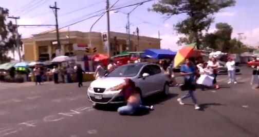 Dictan prisión preventiva a joven que arrolló a manifestantes en Iztapalapa