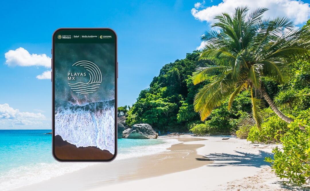 Esta aplicación te permite consultar la calidad del agua en playas mexicanas desde tu celular. Foto: Especial