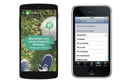 Vuelven a WhatsApp las frases de estado