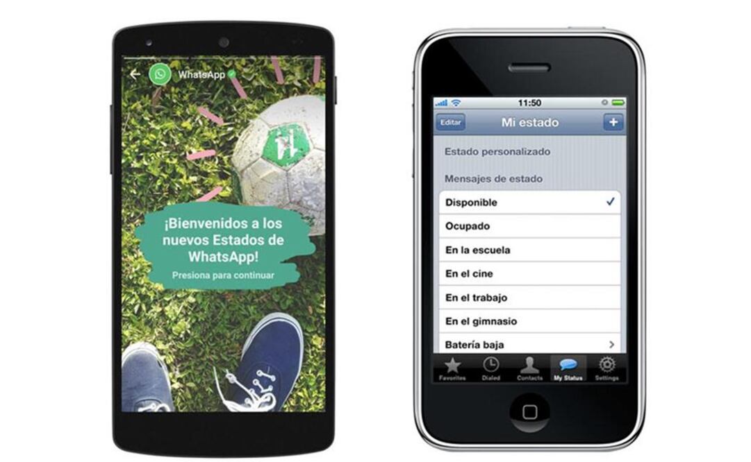 Vuelven a WhatsApp las frases de estado