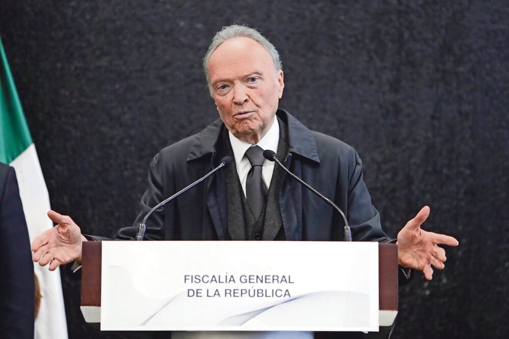 El titular de la Fiscalía General de la República, Alejandro Gertz Manero. Foto: Archivo