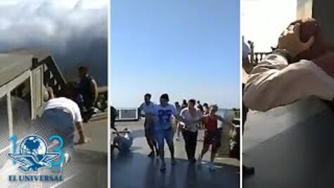 Fuertes vientos se registran en Cristo Redentor de Brasil