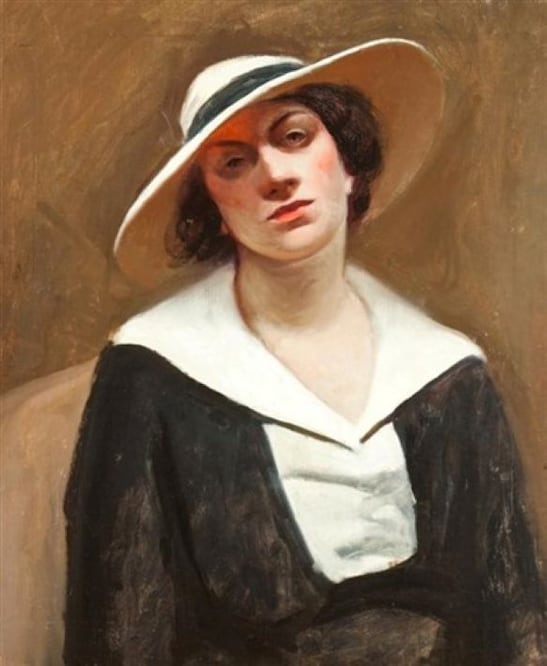 Retrato de Alta Hilsdale (1904-1914), obra de Edward Hopper. Especial.