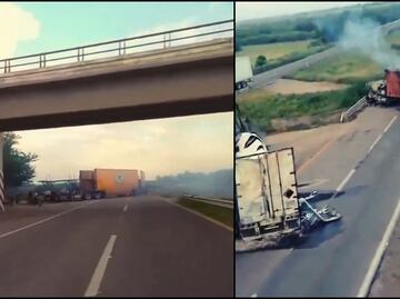 Civiles armados vuelven a bloquear la Maxipista Culiacán-Mazatlán