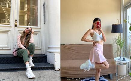 Cómo llevar unos fabulosos tenis con plataforma