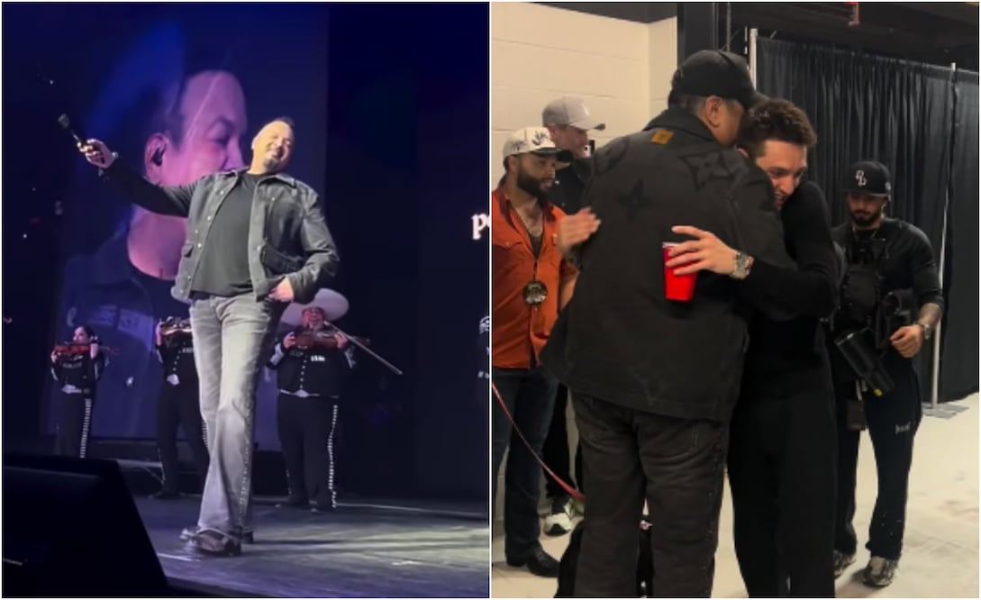Pepe Aguilar y Peso Pluma en el Frost Bank Center en San Antonio, Texas.
Fotos: Instagram, vía @pepeaguilar_oficial