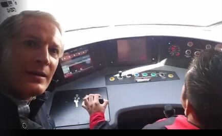 Del Mazo prueba Tren Interurbano a 5 meses de su apertura