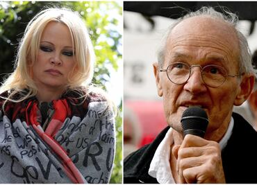 Pamela Anderson llama a "salvar" a Julian Assange