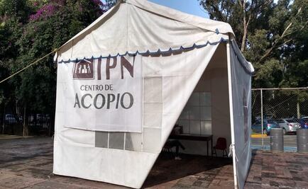 Abre el IPN centro de acopio para damnificados por lluvias