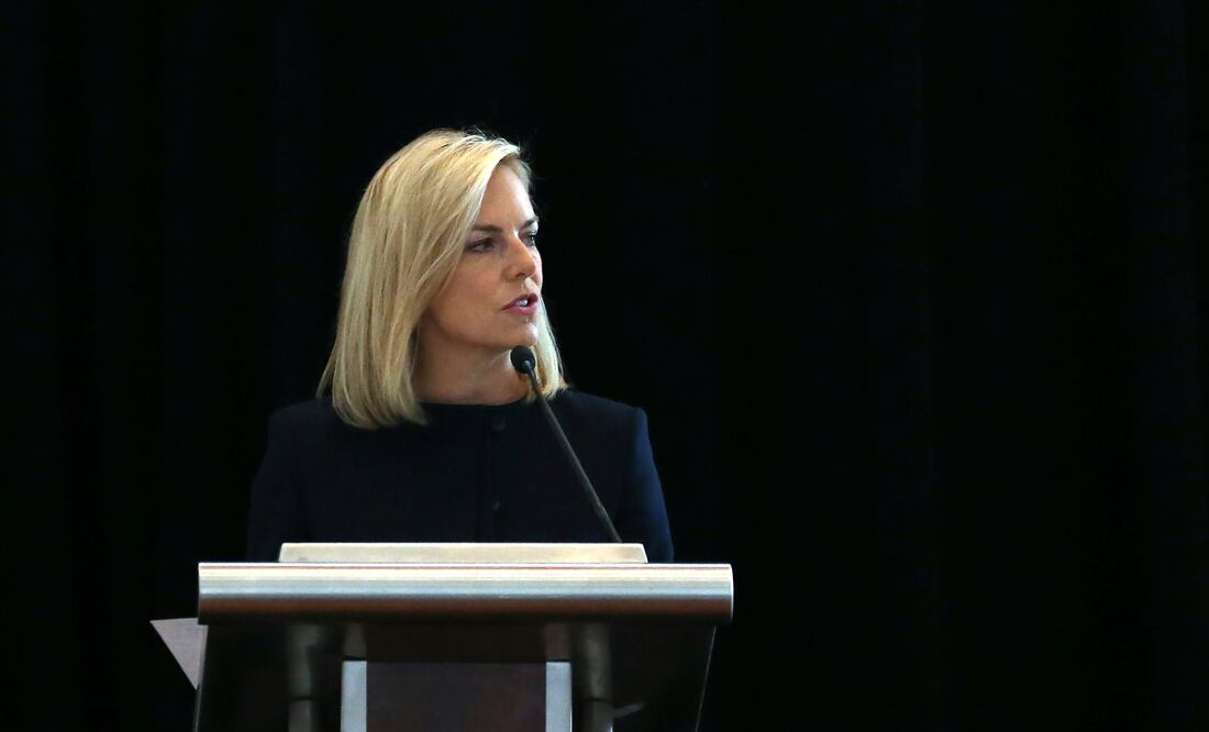 Kirstjen Nielsen, secretaria de Seguridad Nacional de Estados Unidos. Foto: AP