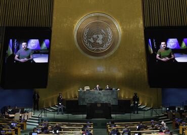 Zelensky ante la ONU: "se ha cometido un crimen contra Ucrania y exigimos castigo justo"