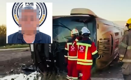 Detienen en Sinaloa a conductor de autobús que huyó tras accidente que dejó 7 muertos en Sonora