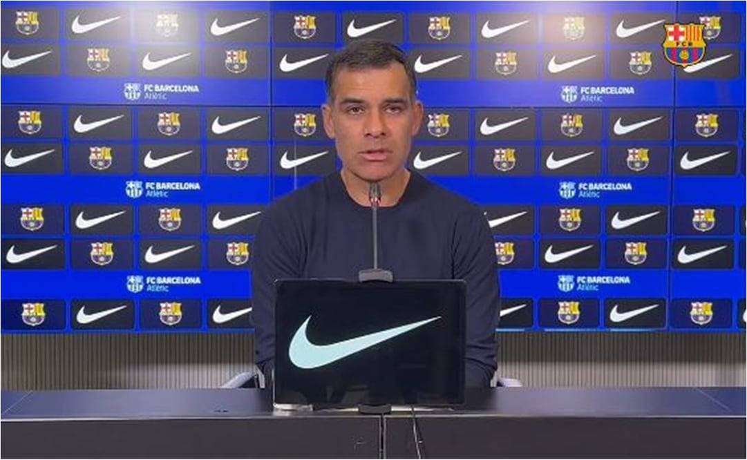 Rafael Márquez en conferencia de prena. FOTO: CAPTURA VIDEO