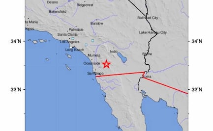 SRE pide contactar a Consulado ante sismo de 5.1 en California; no reportan mexicanos heridos
