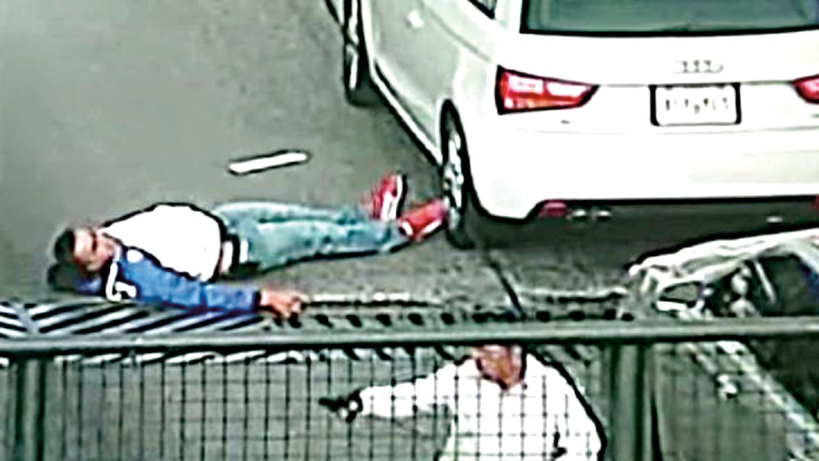 El pasado 10 de junio un policía capitalino disparó contra Jorge Damaso al sorprenderlo robando un reloj. Cámaras de vigilancia captaron el momento