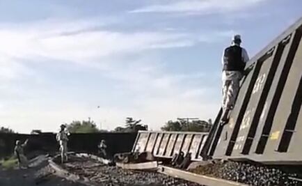 Se descarrila tren con concentrado de cobre en Sonora