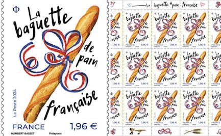 Francia lanza timbres postales con olor a baguettes