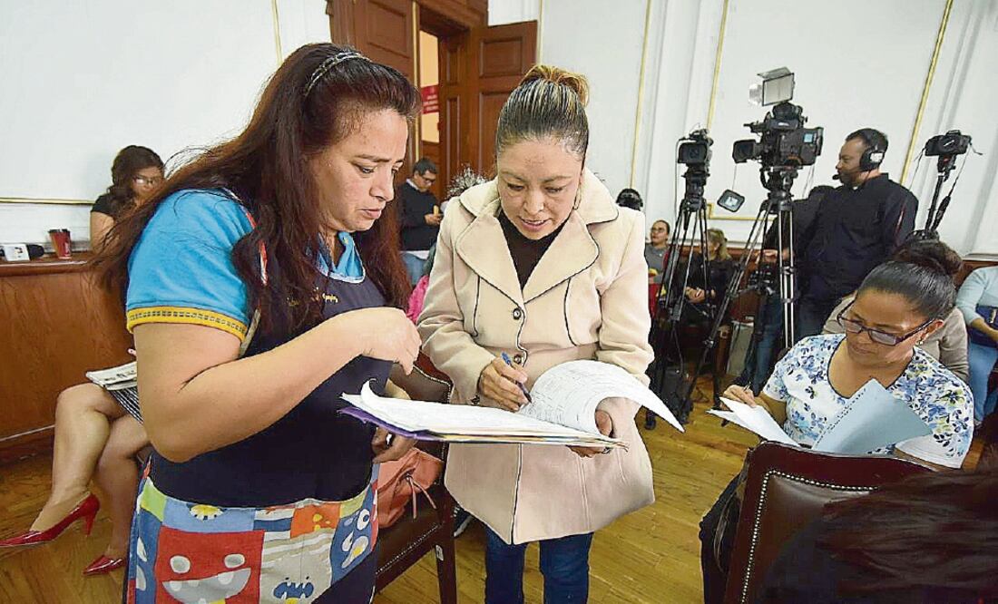 Diputados del grupo parlamentario del PAN en el Congreso local sostuvieron una reunión de seguimiento con mujeres encargadas y beneficiarias de estancias infantiles y centros comunitarios. Foto: ESPECIAL