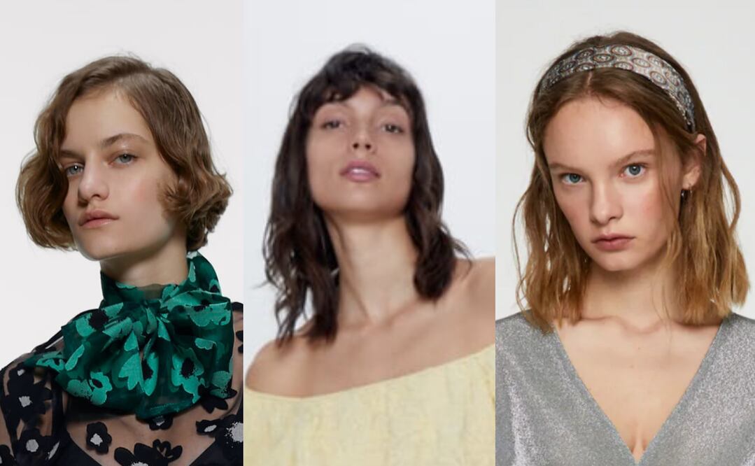 Tu corte de cabello se verá mucho mejor con estas blusas que son objetos del deseo en el armario de las más arriesgadas Foto: Cortesía Zara y Pull & Bear