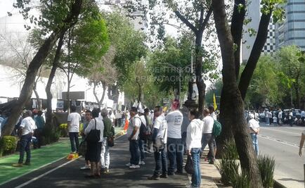 Animalistas bloquean Reforma frente al Senado