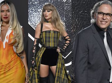 De Taylor Swift a Rodrigo Prieto, las celebridades que desfilaron en la alfombra de los MTV VMAs