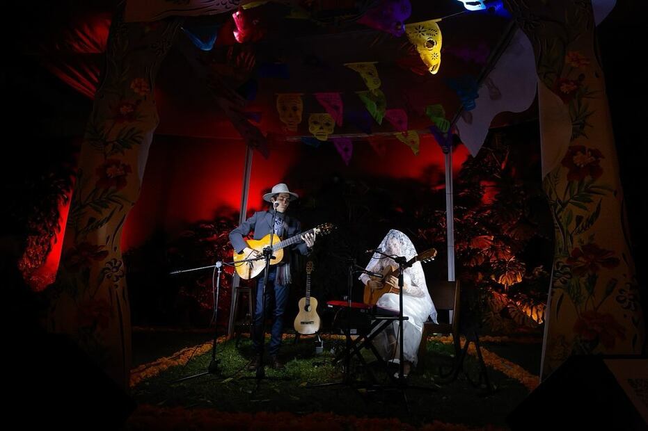 En 'Xantolo: Festival de Calaveras 2025' habrá baile, música, recorridos en ofrendas y más.  Foto: Instagram @casa_snowapplemx