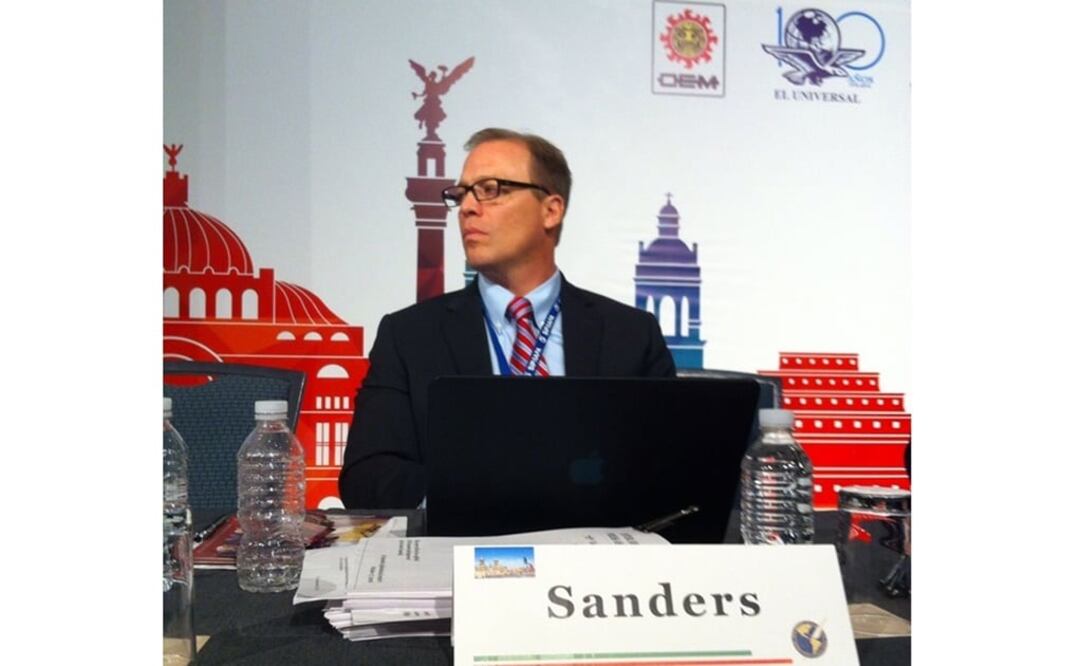 Matthew Sanders, nuevo presidente de la Sociedad Interamericana de Prensa (Foto: Juan Carlos Reyes/El Universal)