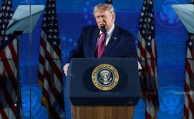 Trump denuncia un "ataque renovado" contra la identidad de EU; acusa a radicales y extremistas internos