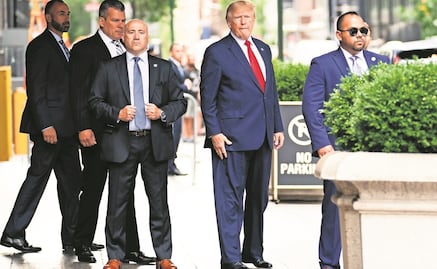 Trump, incendiario: denuncia siembra y rechaza declarar