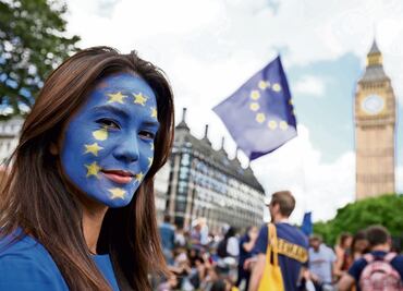 Protestan miles de jóvenes en Londres contra el Brexit