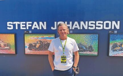 Stefan Johansson, el piloto que se convirtió en pintor y exhibe su arte en el Gran Premio de México 
