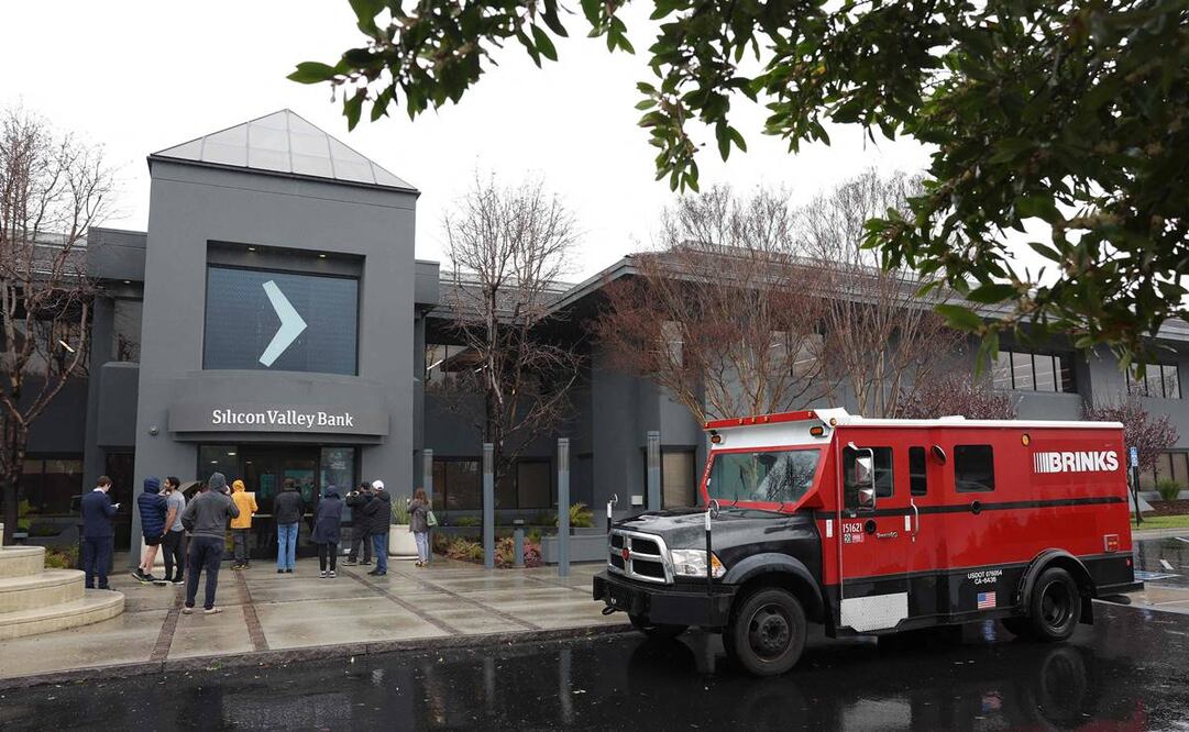 Silicon Valley Bank en Santa Clara, California. Foto: AFP