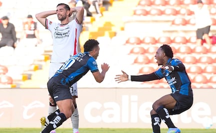 Querétaro le arrebata el triunfo al Atlas; empataron en el último minuto