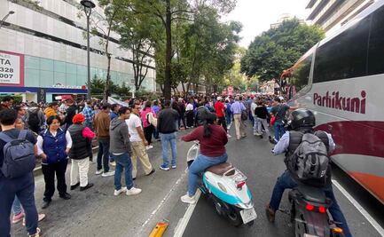 Sindicato de Trabajadores de la UNAM bloquea avenida Insurgentes; exigen incremento salarial 
