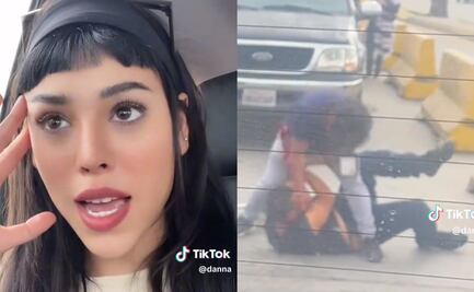 Danna Paola graba brutal pelea entre vendedores en Tijuana: "vivímos una pelea épica"; VIDEO