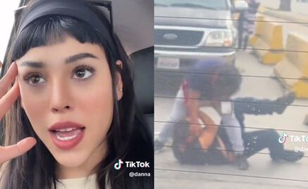 Danna Paola graba brutal pelea entre vendedores en Tijuana: "vivímos una pelea épica"; VIDEO