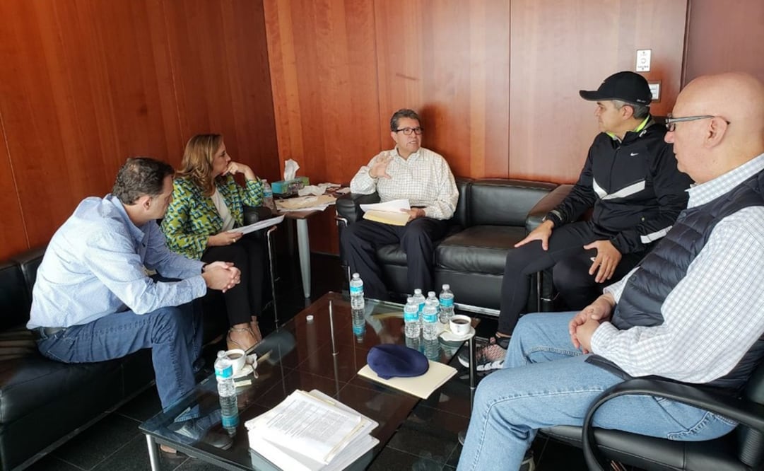 Reunión en el Senado por el tema de la Guardia Nacional. Foto: Especial 