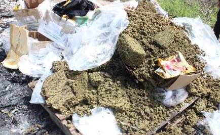 Incineran 200 kilos de marihuana en Yucatán