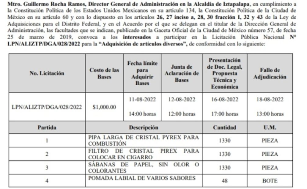 ¡No es broma! Iztapalapa pretende adquirir drones, pipas, pomadas labiales y gallinas ponedoras