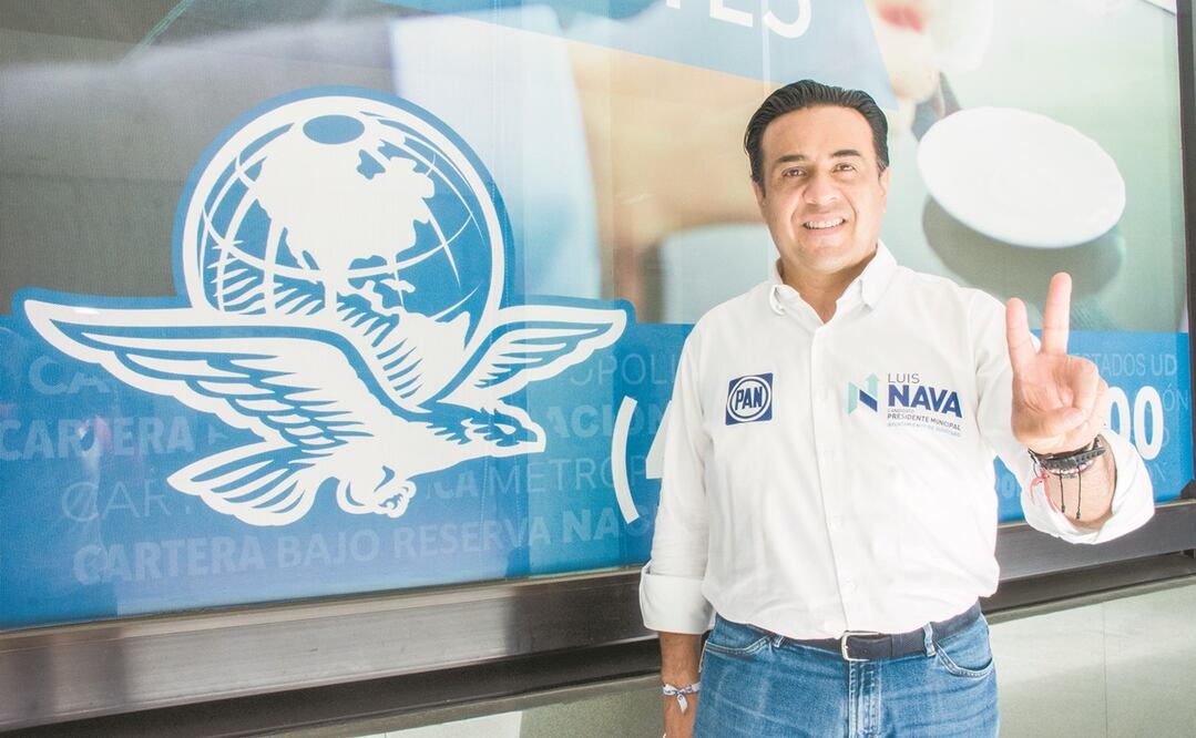 Luis Nava Guerrero, candidato a la presidencia municipal de Querétaro por el PAN y QI. Foto: MITZI OLVERA. EL UNIVERSAL