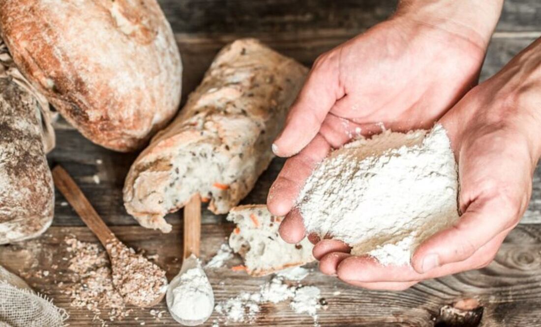 Advertencia sobre la harina integral. Fuente: Freepik
