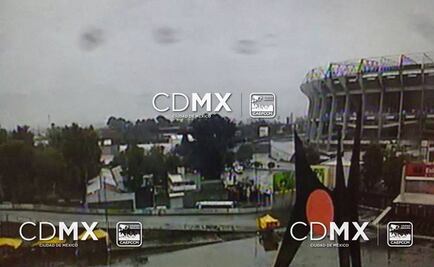 Reportan lluvia generalizada en la CDMX