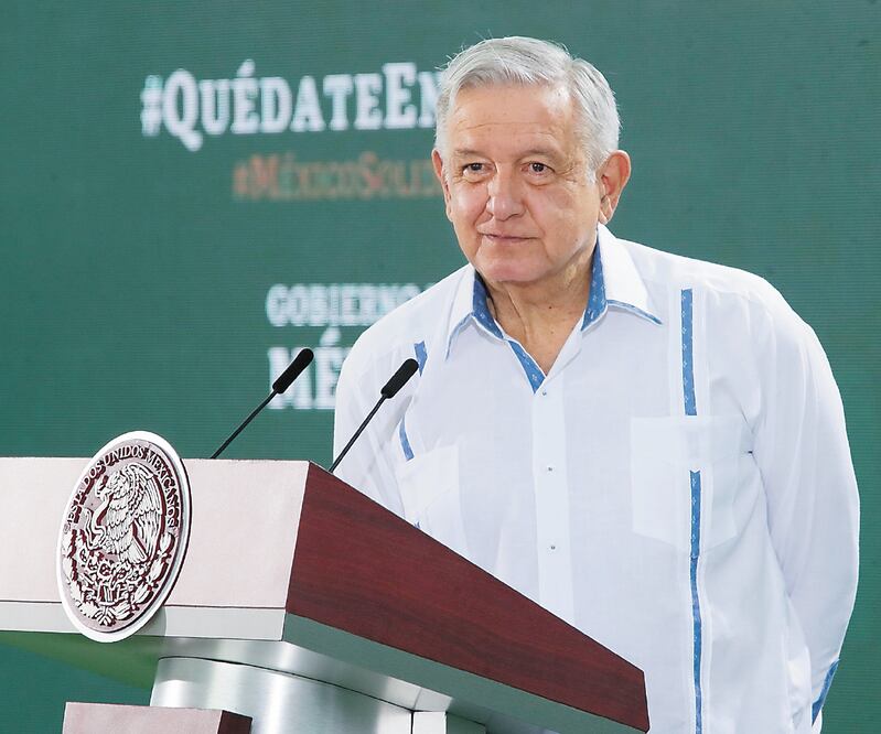 El presidente Andrés Manuel López Obrador aseguró que se trabaja en armonía con los mandatarios estatales. Foto: PRESIDENCIA