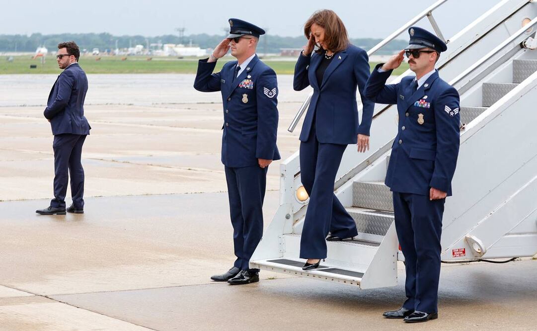 La vicepresidenta de Estados Unidos y aspirante presidencial demócrata, Kamala Harris. Foto: AFP