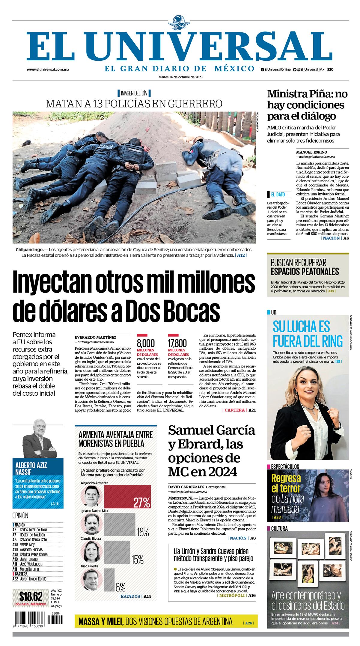 Portada impresa